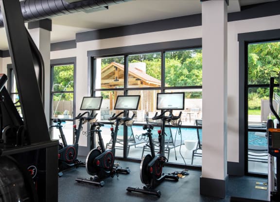 State Of The Art Fitness Center at One Riverside Apartments, Chattanooga, TN, 37403