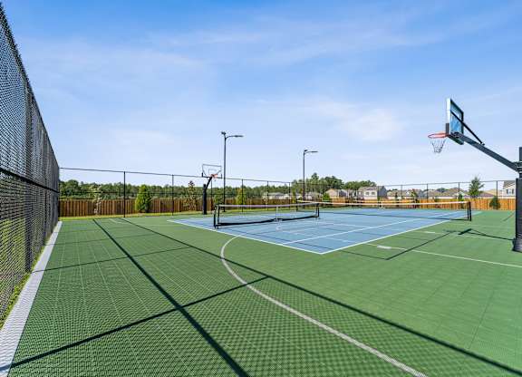 Tennis Courts at Seaboard at Sidbury Station, Castle Hayne
