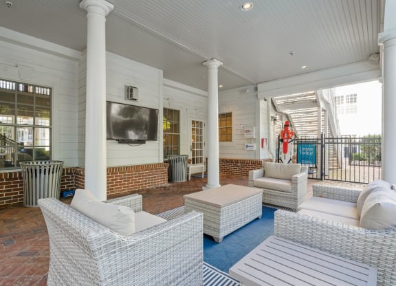 Lounge Area at Sterling Manor, Williamsburg, Virginia