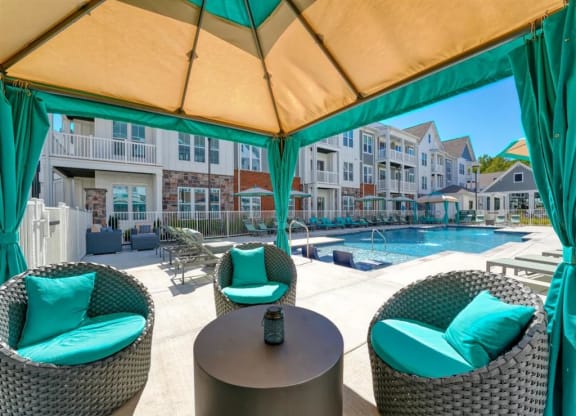 our apartments showcase a swimming pool at Artistry at Winterfield Apartments, Virginia,23112