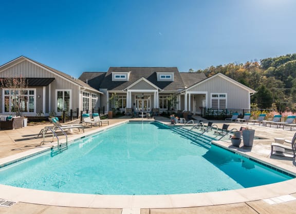 the swimming pool at our apartments at Village at Westland Cove Apartments, Tennessee, 37922