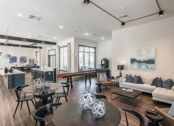 Living Area With Kitchen at Village at Westland Cove Apartments, Knoxville, TN, 37922