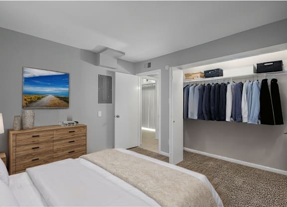 Spacious Bedroom at Lifestyle at Shreveport Apartments, Shreveport, LA