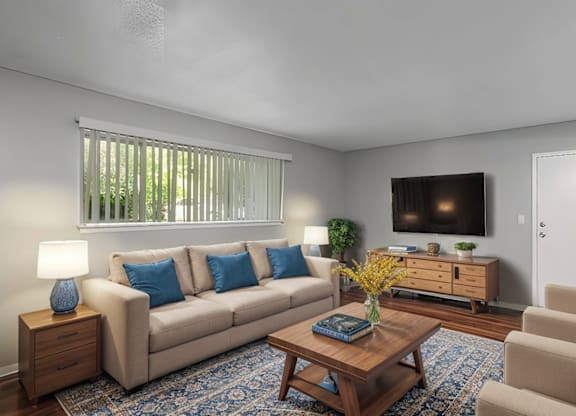 Spacious Living Room at Lifestyle at Shreveport Apartments, Shreveport, LA