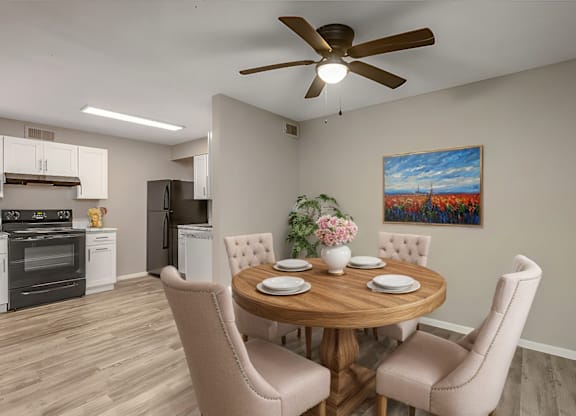 Dining Area at Lifestyle at Shreveport Apartments, Shreveport, LA, 71109