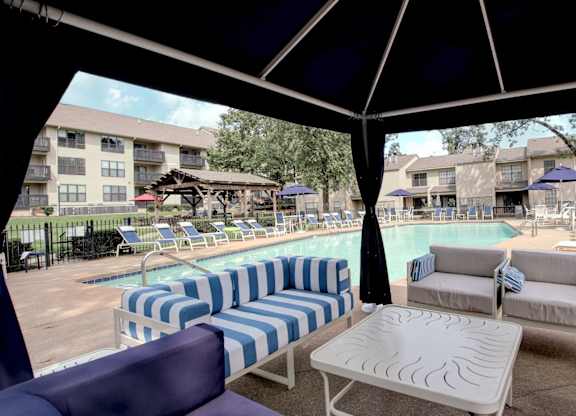 Poolside cabana