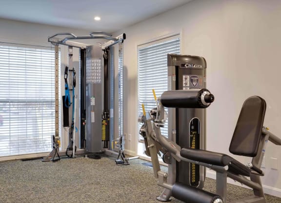 fitness room at Station JTown, Kentucky