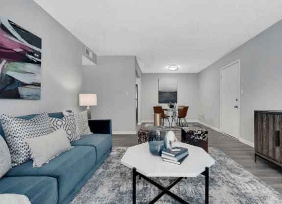 a living room at Enclave at Breckenridge Apartments, Kentucky