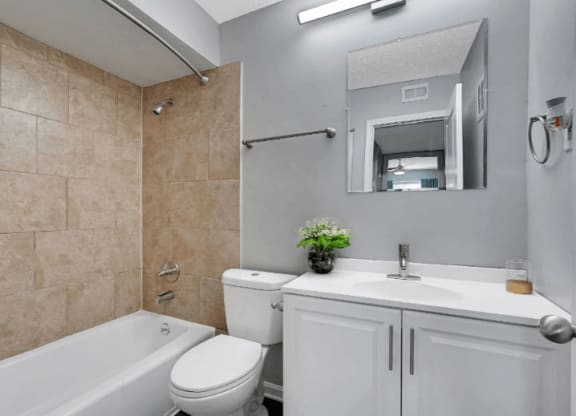 Spacious bathroom at Enclave at Breckenridge Apartments, Kentucky, 40220
