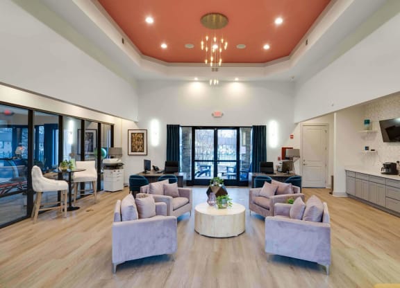 the clubhouse at Enclave at Breckenridge Apartments, Kentucky, 40220