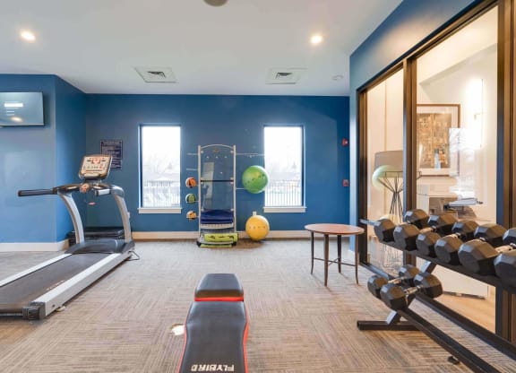 gym at Enclave at Breckenridge Apartments, Louisville, KY, 40220