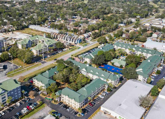Aerial View at Coastline Apartments, Fort Walton Beach Florida  