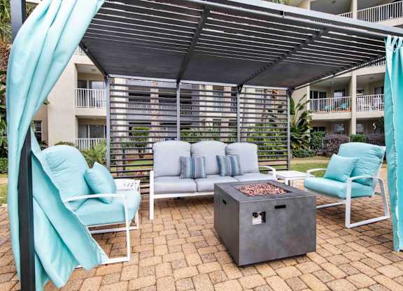 Outdoor Patio at Coastline Apartments, Fort Walton Beach, FL 32547  