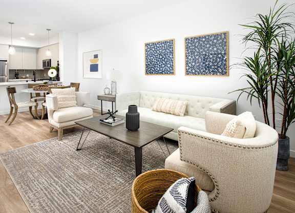 Living room at The Reserve La Mirada, La Mirada