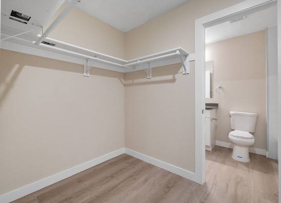 Closet Area at Sunset Cliffs Apartments, Vista