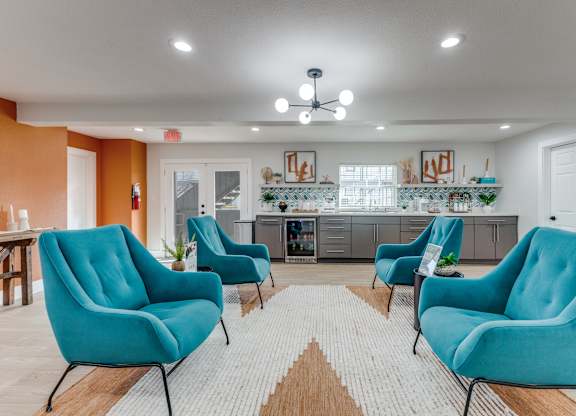 Clubroom With Kitchen at Carisma, Dallas, TX, 75240