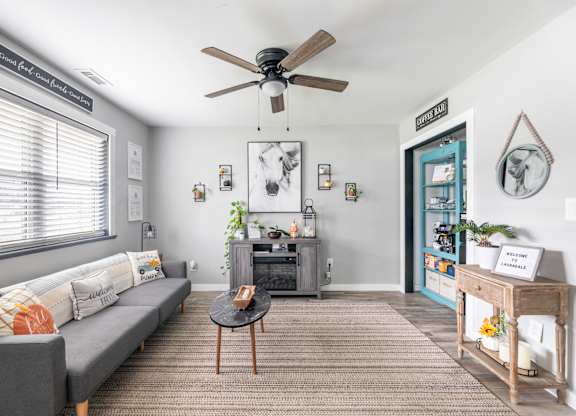 Modern Living Area at Lauradale, Jacksonville, NC