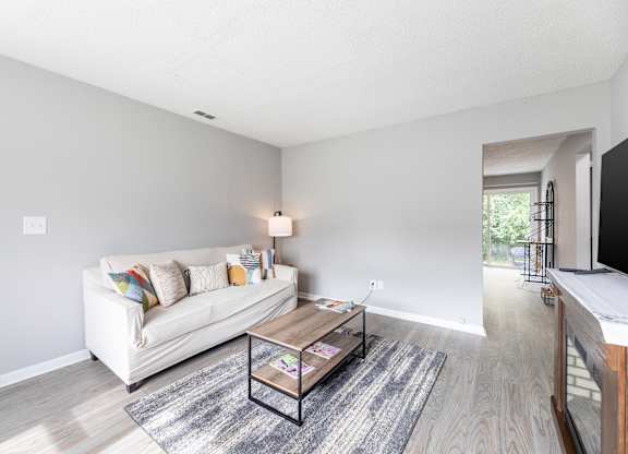 Living Room With TV at Lauradale, North Carolina, 28540