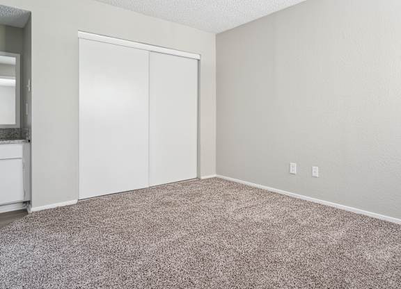 Carpeted Bedroom at Anson at North Hills, Raleigh, North Carolina