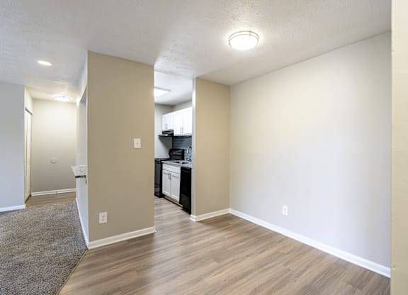 A room with a desk and a computer.