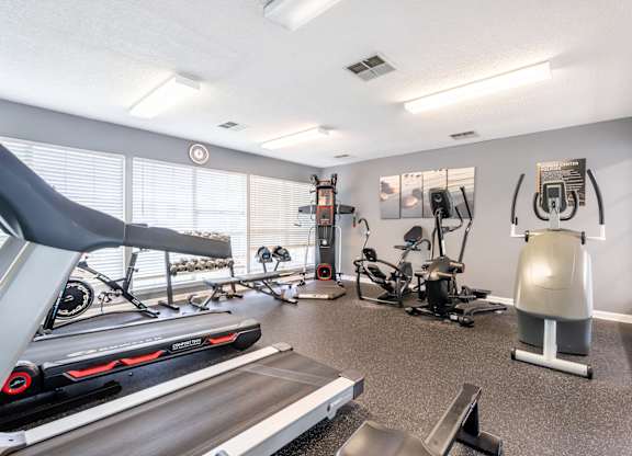 Modern Fitness Center at Rosewood at Colony Square, Rocky Mount