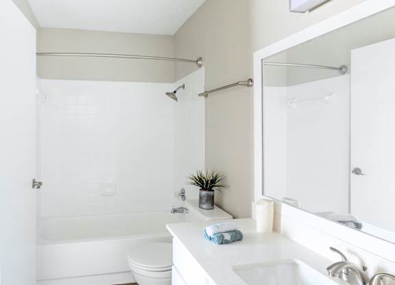 Bathroom With Bathtub at Leander, Benbrook