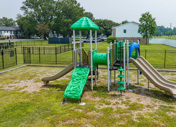 A playground at Liberty Crossing, Jacksonville, NC