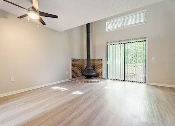 Unfurnished Living Area at Rosen at North Hills, North Carolina