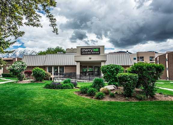 Cherry Hill Leading Office building with a green lawn in front.