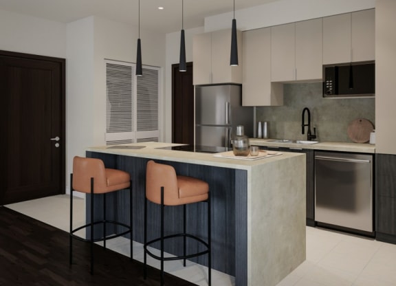 An interior picture of Lotus Cityline Apartments in Downtown Salt Lake City, Utah