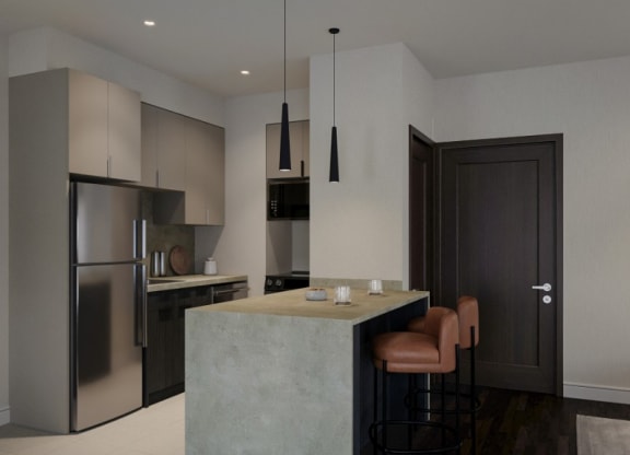 An interior picture of Lotus Cityline Apartments in Downtown Salt Lake City, Utah