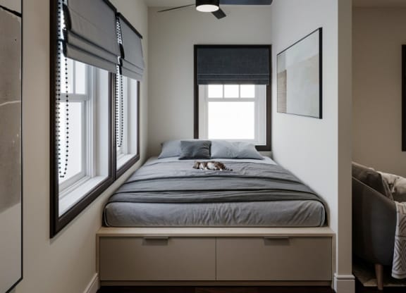 An interior picture of Lotus Cityline Apartments in Downtown Salt Lake City, Utah