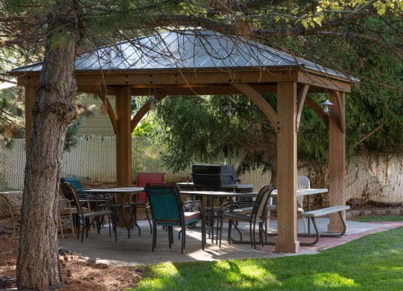 gazebo at Riley Court