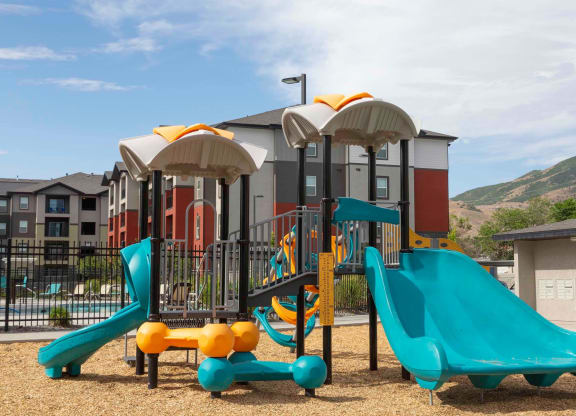 our apartments showcase a playground