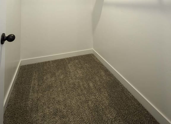 walk in closet at VALO at South Haven Farms townhomes in Payson, UT