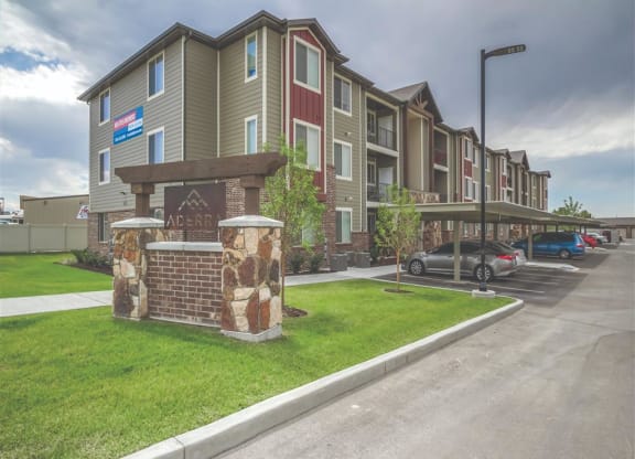 Aderra apartments are located in a quiet neighborhood with ample parking in Roy, Utah