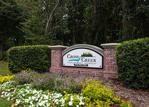 Elegant Sign Board at Cross Creek Apartments, Beaufort, South Carolina