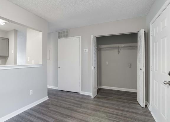 Bedroom Area With Closet at Jamestown Pointe Apartments, Greenville, SC 29607 