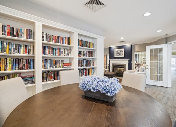 Library Area at Kendrick Court, Herndon