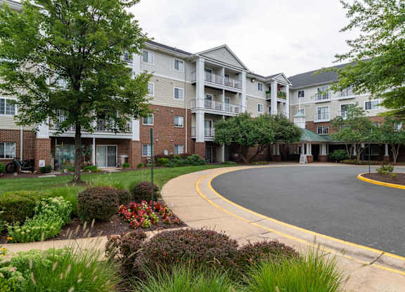 Driveway Path at River Run Senior Apartments, Virginia