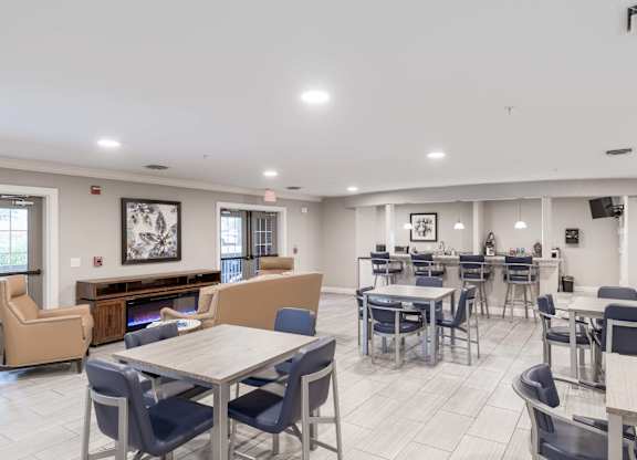 Spacious Community With Ample Sitting at Gardens of Traville, Maryland