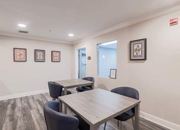 Contemporary Common Room at Gardens of Traville, Rockville, 20850