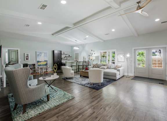 Clubhouse with ample seating at Gates at Summerville, Summerville, SC, South Carolina, 29483