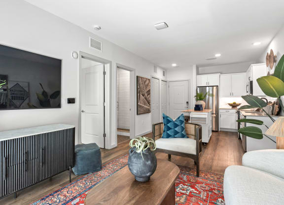a living room with a couch and a chair and a table at Casa Marti, Tampa, Florida, 33605
