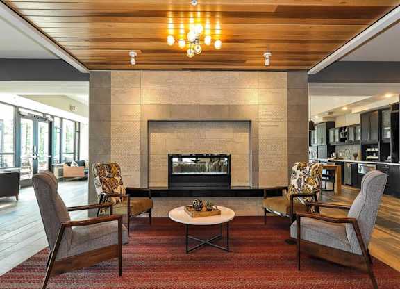 Fireplace Lounge at Bluestone Flats, Minnesota, 55803