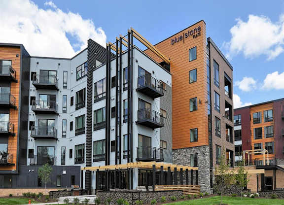 Building Exterior at Bluestone Flats, Duluth, Minnesota