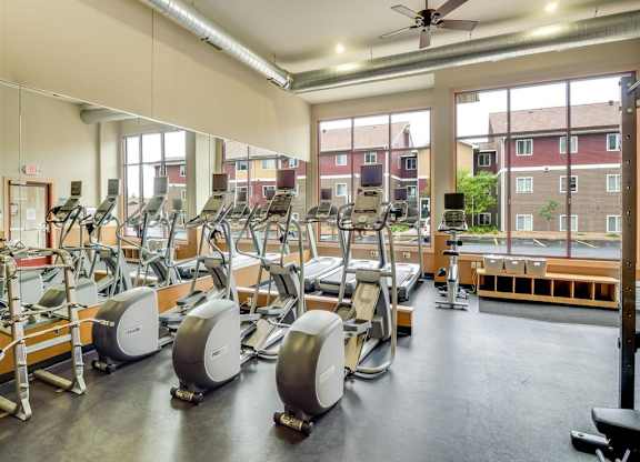 Cardio machines at Campus Park, Duluth, MN