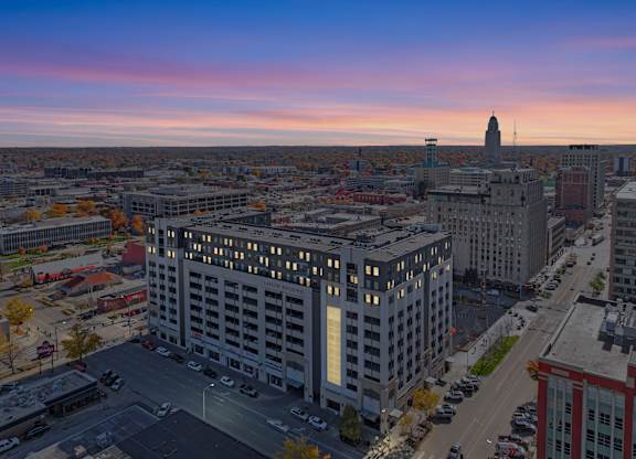 Aerial View at Parkhaus Apartments, Lincoln, 68508