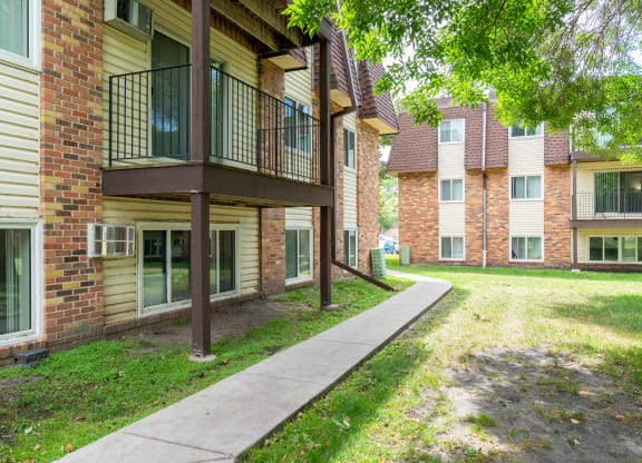 Walking Path at Northtown Village Apartments, Minnesota