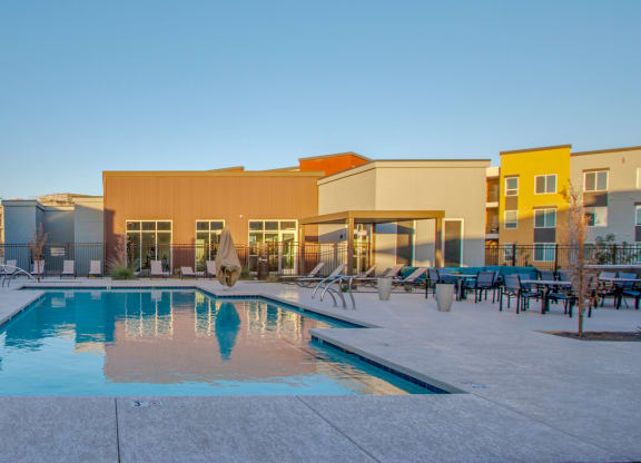 the pool area at the residence inn clearwater